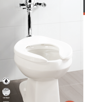 CONTRAC CLAY 4.8 L FLUSHOMETER REAR INLET BOWL